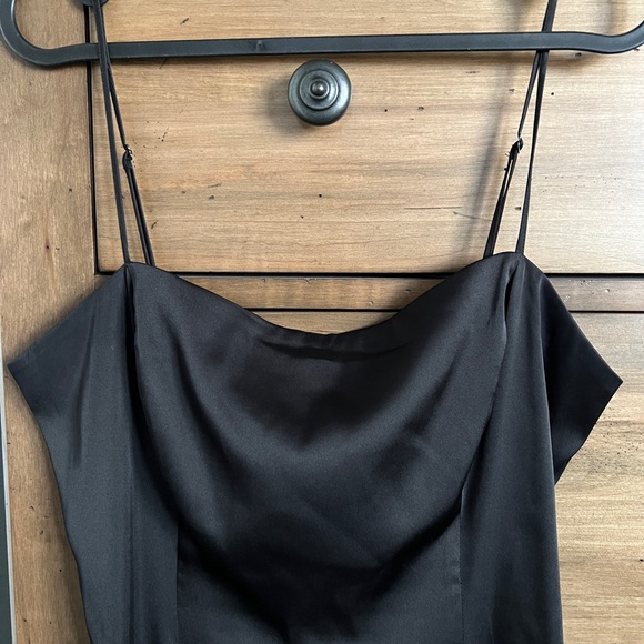 Aritzia Sunday Best Shimmer Satin Dress - Picture 6 of 12